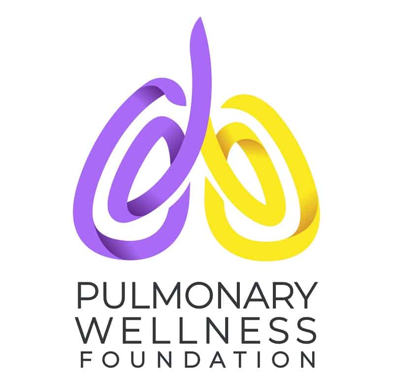 Pulmonary Wellness Foundation logo of two lungs