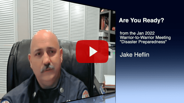Fireman talks about disaster preparedness